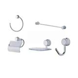 Kit De Acessórios Para Banheiro Abs Com 5 Peças 13353 Rayco