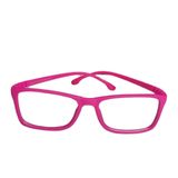 Armação Óculos Grau Flexível Infantil Silicone 306 Pink 30