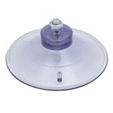 20 Ventosa De 90mm 9 Cm Em Pvc Cristal Com Parafuso E Porca