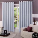 Cortina Blackout Branca Beatriz Com Voal 2 30m X 2 80m M C Cortinas