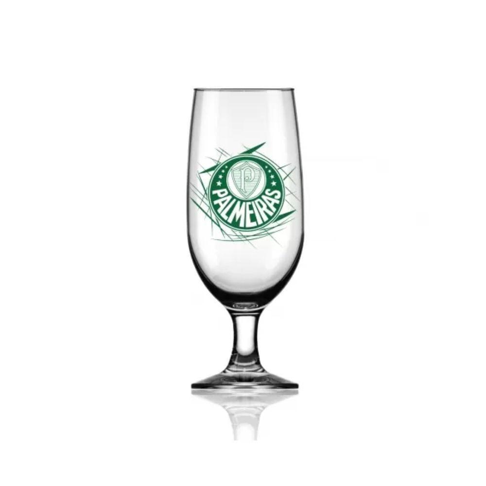 Taça De Cerveja Vidro  Floripa Time Palmeiras 300ml - Allmix