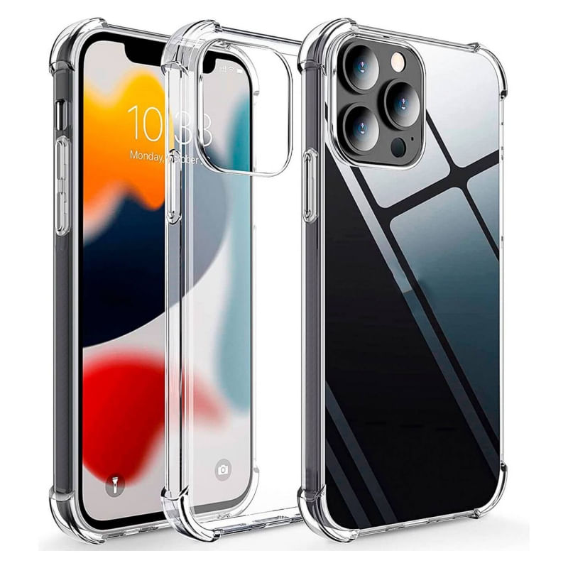 Capa Para Iphone 13 Pro Antidetonante Transparente