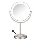 Espelho De Maquiagem Conair Lighted Led Vanity 1x/10x Magnifying