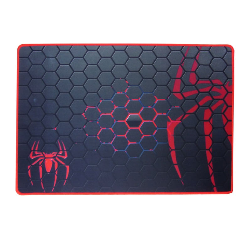 Mouse Pad Gamer Spider Design 50x35cm Superfície Ultra Lisa