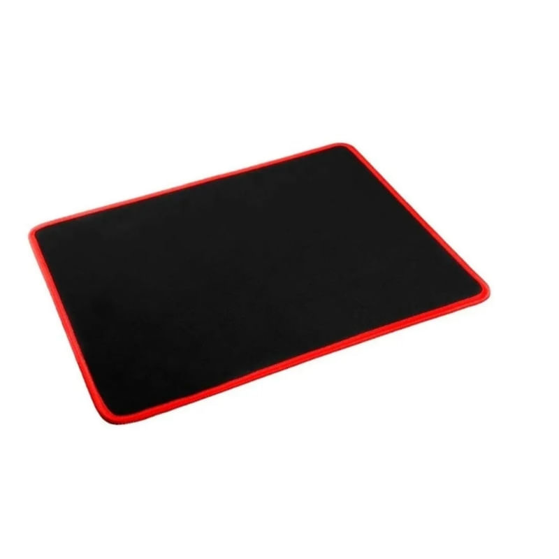 Mouse Pad Gamer Antiskid Red Edge 24x30cm Espessura 3mm