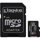 Cartão De Memória Kingston Microsdxc Microsdxc Canvas Select Plus 100mb/s De Leitura A1 Classe 10 Uhs-i + Adaptador (sdcs2/64gb)