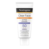 Protetor Solar Neutrogena Clear Face Liquid Lotion Spf 50 90ml