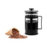 Cafeteira Prensa Francesa Cremeira 600ml Leite Café Cappuccino De Vidro E Plástico