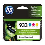 Original Hp 933 Cyan, Magenta, Yellow Ink Cartridges (3-pack) | Trabalha Com Hp Officejet 6100, 6600, 6700, 7110, 7510, 7610 Série | N9h56fn