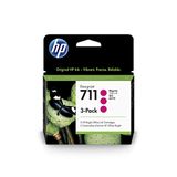 Tinteiros Genuínos Hp 711 Magenta De 29 Ml (cz135a) Para Impressoras Plotter De Grande Formato Designjet T530, T525, T520, T130, T125, T120 E T100
