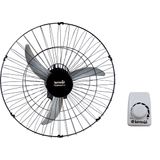 Ventilador de Parede Tufão Sprint 60cm Loren Sid Preto Bivolt