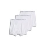 Cueca Boxer Jockey Classic 5 Para Homens, Pacote Com 3 — Branca