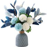 Flores Artificiais Com Vaso Faux Hydrangea Flower Arrangeme