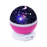 Lâmpada De Projetor Scarecrow Pink Star Moon Para Quarto De Crianças