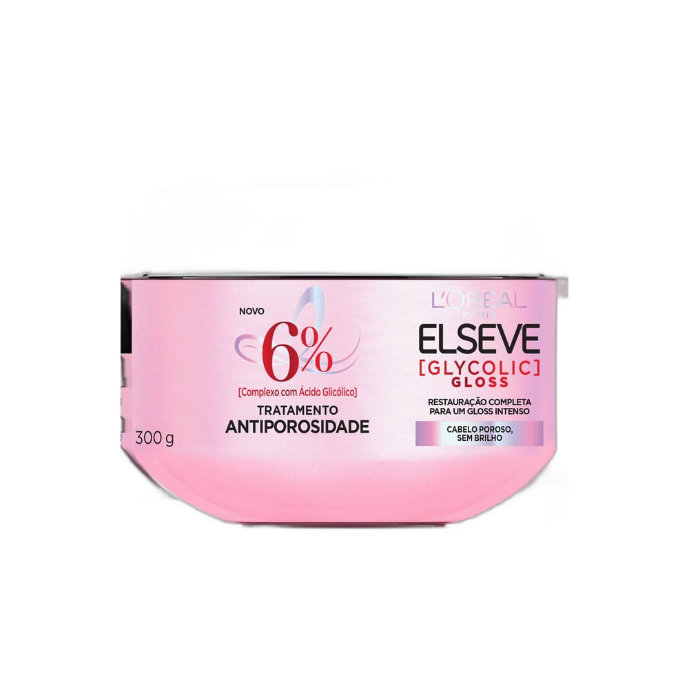 Creme De Tratamento Elseve Glycolic Gloss L&#39;oréal 300g