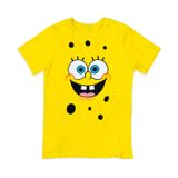 Camiseta Bob Esponja Para Crianças E Adultos 100% Algodão