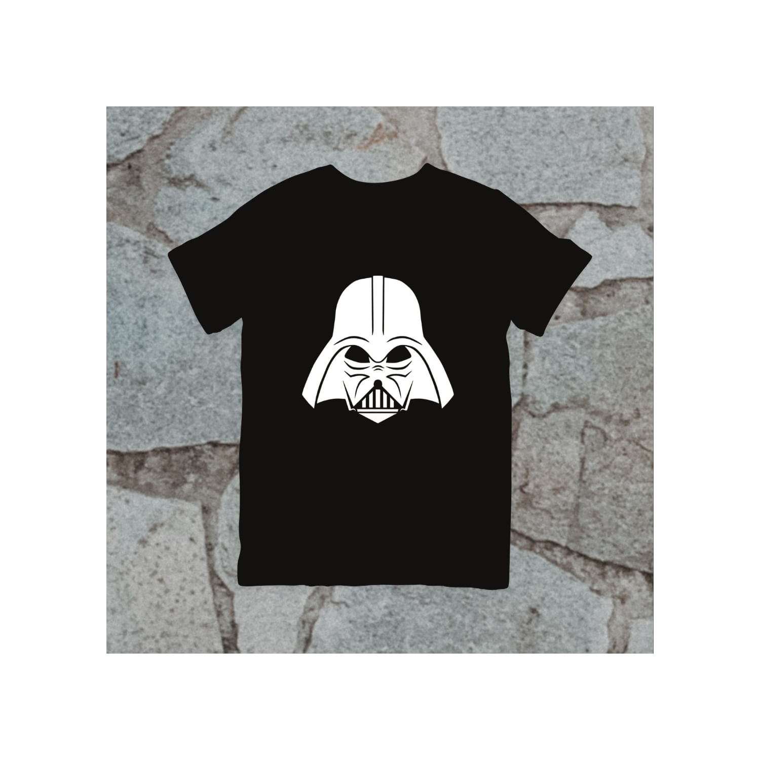 Camiseta Star Wars Darth Vader De Manga Curta 100% Algodão