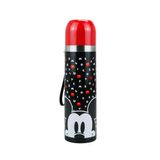 Garrafa Térmica Inox Mickey 500ml - Alça E Copo Vermelho