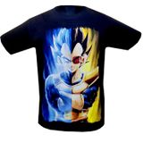 Camiseta Dragon Ball Vegeta Com Estampa Dupla Para Homens