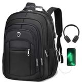 Mochila Poliéster Grande Impermeável 17 Notebook