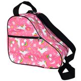 Bolsa-mochila Unicórnio Rosa Patins Quad In Line Infantil