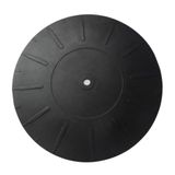Prato Giratório Tapete Ywhomal Rubber Silicone De 7 Polegadas Preto
