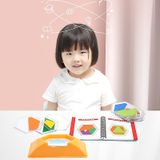 Pré-escolar Color Code Games Lógica Jigsaws Compatível Com Kid