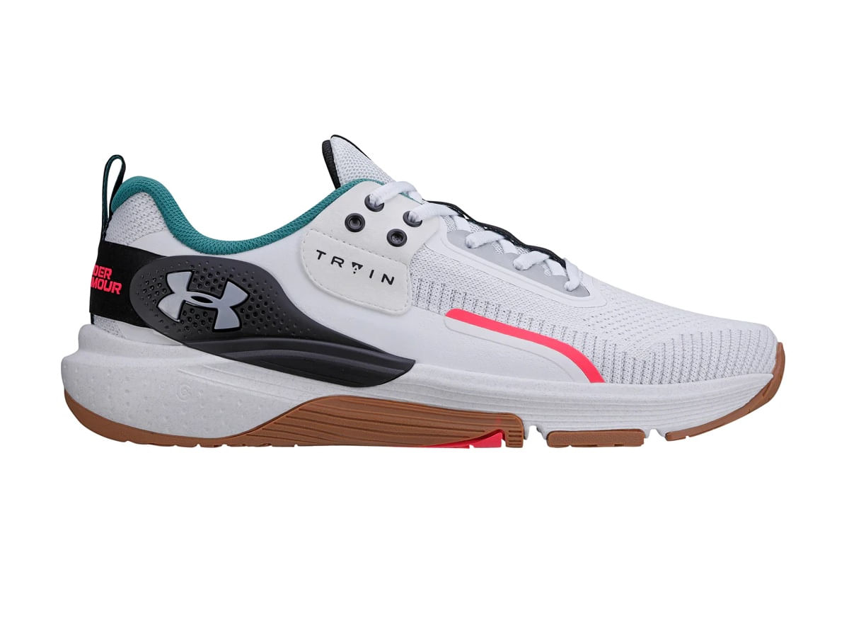 Tênis Under Armour Tribase Lift - Unissex - Whblks - - Branco/preto/cinza