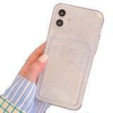 Capa De Telefone, Suporte De Cartão Antidetonante Transparente Para Iphone 13