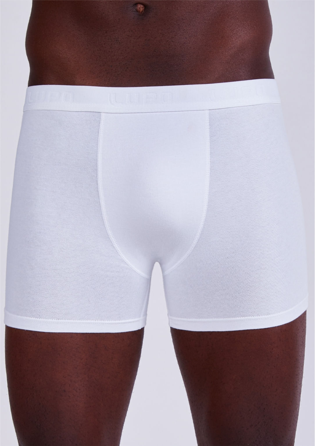 Cueca Boxer Algodão Lupo - Branco - 00615 | Pau A Pique Cueca Boxer 00615 - Branco - P