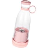 Mini Liquidificador Portatil Usb 420ml - Rosa - Quanhe