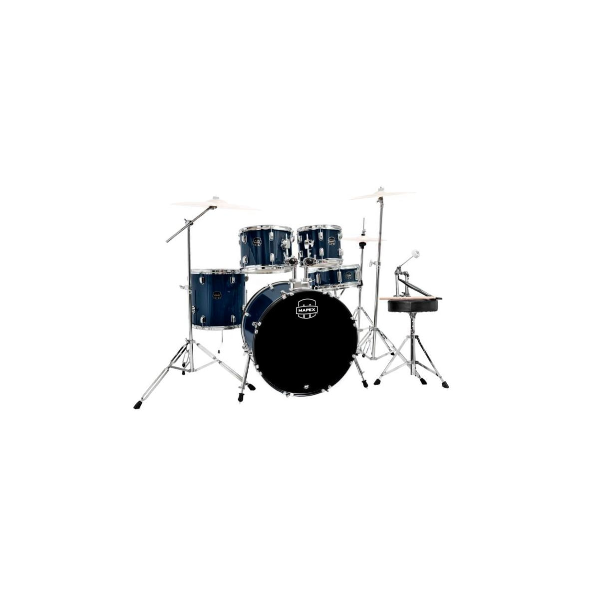 Bateria 2 Estantes Banco Mapex Pdg5245t Yb Royal Blue