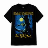 Camiseta Dtf Iron Maiden 336 Masculina De Manga Curta Unissex