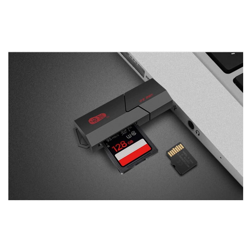 Adaptador 2 Em 1 Para Leitor De Cartões Sd E Micro Sd Usb 3.1 2021