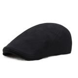 Gorro Tradicional Preto Plano Para Homem E Mulher