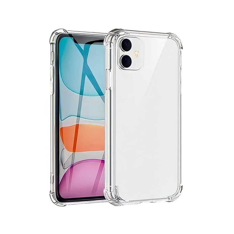 Capa De Telefone Transparente Anti-impacto Para Iphone 12 Com Câmera P