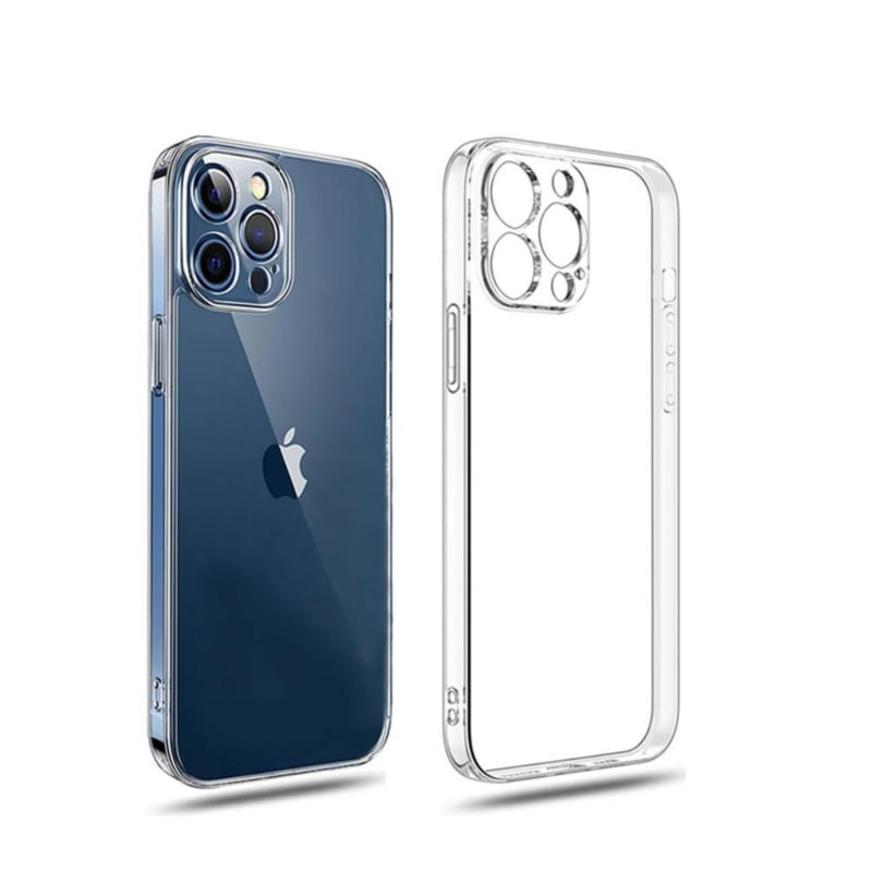 Capa De Silicone Para Iphone 13 Pro Transparente