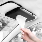 Porta-lenços De Papel De Carro Carstuus Leather Black Para Carro