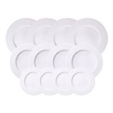 Jogo De Pratos Tramontina Santorini Em Porcelana Decorada 12 Peças 96589/025
