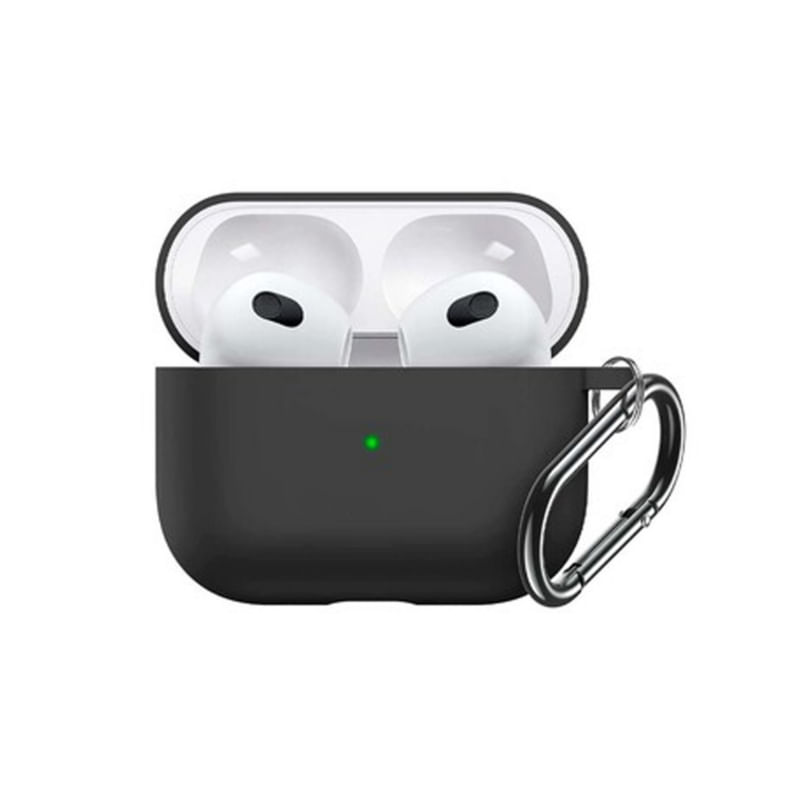 Capa De Silicone Para Airpods Pro Preta