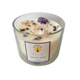 Vela Aromática Ametista Lavanda E Baunilha 340g