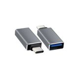 Adaptador Conversor Usb 3.0 Tipo A Fêmea Para Tipo C Macho