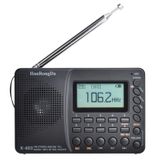 Rádio Digital Portátil Fm Am Short Wave Bluetooth Rechargeab