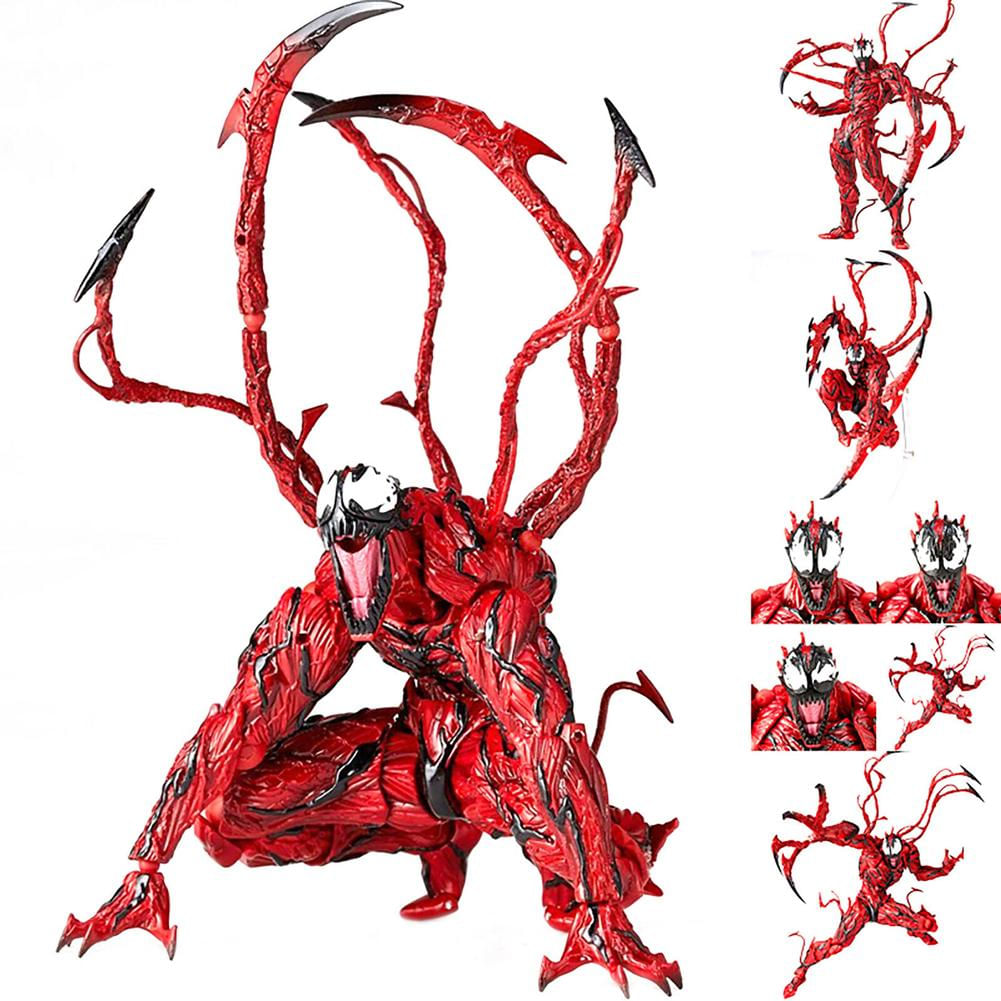 Marvel Slaughter Veneno Vermelho Edward Bullock Action Doll Modelo