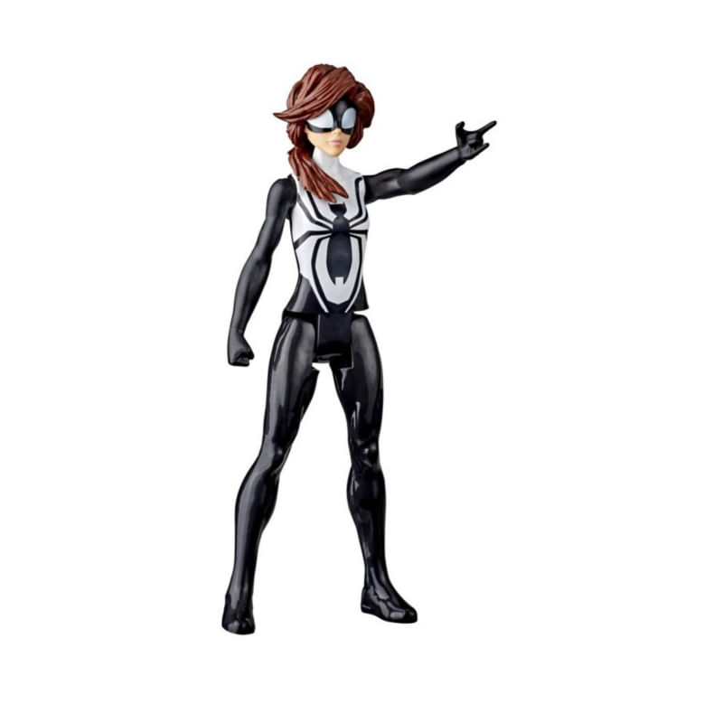 Boneco De Ação Spidergirl Titan Hero Series 30 Cm Com Blast Gea