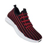Tênis Esportivos De Corrida Adomicilies Preto Vermelho Listrado 3205