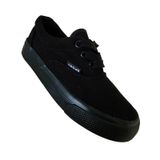 Tênis Esportivos Infantis De Lona Black Cordon 7095