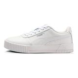 Tênis Puma Carina Lux Bdp Feminino - 40 - Branco/prata