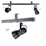 Kit 5x Spots Trilho Perfilado Eletro Calha Par20 Bulbo Led