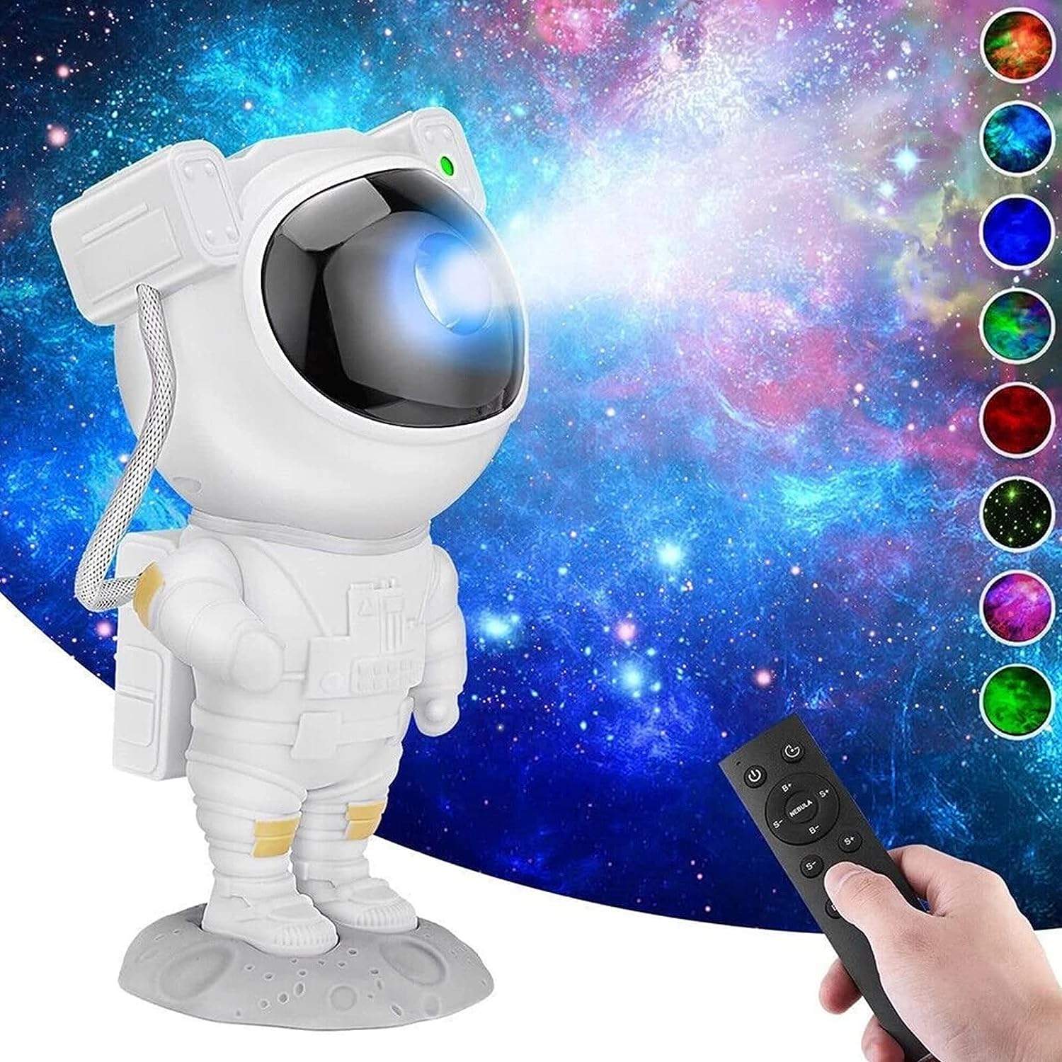 Star Projector Galaxy Night Light Astronauta Projetor Espacial